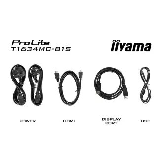 16" iiyama T1634MC-B1S: PCAP, FHD, HDMI, DP 16" iiyama T1634MC-B1S: PCAP, FHD, HDMI, DP