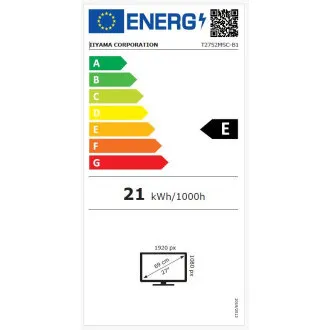 27" iiyama T2752MSC-B1: IPS, FHD, PCAP 27" iiyama T2752MSC-B1: IPS, FHD, PCAP