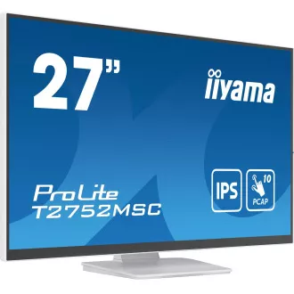 27" iiyama T2752MSC-W1: IPS, FHD, PCAP 27" iiyama T2752MSC-W1: IPS, FHD, PCAP