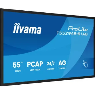 55" iiyama T5529AS-B1AG: IPS, 4K UHD, Android, 24/7 55" iiyama T5529AS-B1AG: IPS, 4K UHD, Android, 24/7