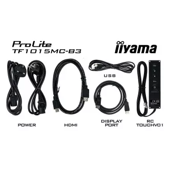10" iiyama TF1015MC-B3: WXGA, 10P, VGA, HDMI, DP 10" iiyama TF1015MC-B3: WXGA, 10P, VGA, HDMI, DP
