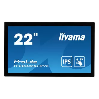 22" iiyama TF2234MC-B7X: IPS, FullHD, capacitive, 10P, 350cd/m2, VGA, DP, HDMI, IP65, čierny 22" iiyama TF2234MC-B7X: IPS, FullHD, capacitive, 10P, 350cd/m2, VGA, DP, HDMI, IP65, čierny