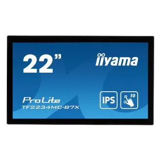 22" iiyama TF2234MC-B7X: IPS, FullHD, capacitive, 10P, 350cd/m2, VGA, DP, HDMI, IP65, čierny 22" iiyama TF2234MC-B7X: IPS, FullHD, capacitive, 10P, 350cd/m2, VGA, DP, HDMI, IP65, čierny