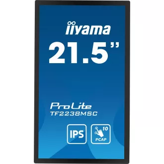 22" iiyama TF2238MSC-B1: PCAP, IPS, FHD, HDMI, DP