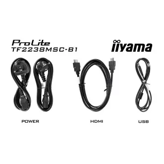 22" iiyama TF2238MSC-B1: PCAP, IPS, FHD, HDMI, DP