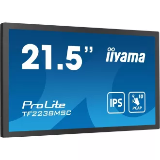 22" iiyama TF2238MSC-B1: PCAP, IPS, FHD, HDMI, DP