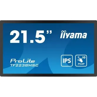 22" iiyama TF2238MSC-B1: PCAP, IPS, FHD, HDMI, DP 22" iiyama TF2238MSC-B1: PCAP, IPS, FHD, HDMI, DP