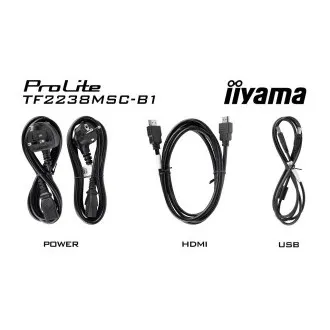 22" iiyama TF2238MSC-B1: PCAP, IPS, FHD, HDMI, DP 22" iiyama TF2238MSC-B1: PCAP, IPS, FHD, HDMI, DP