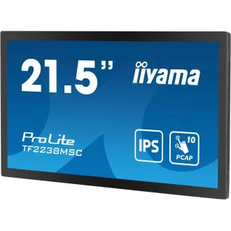 22" iiyama TF2238MSC-B1: PCAP, IPS, FHD, HDMI, DP 22" iiyama TF2238MSC-B1: PCAP, IPS, FHD, HDMI, DP