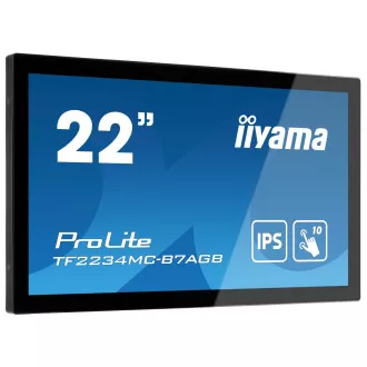 22" iiyama TF2234MC-B7AGB: IPS, FullHD, capacitive, 10P, 350cd/m2, VGA, HDMI, DP, IP65, čierny 22" iiyama TF2234MC-B7AGB: IPS, FullHD, capacitive, 10P, 350cd/m2, VGA, HDMI, DP, IP65, čierny