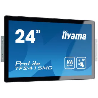 24" iiyama TF2415MC-B2: VA, FullHD, capacitive, 10P, 350cd/m2, VGA, DP, HDMI, čierny