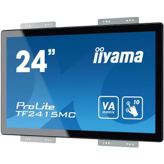 24" iiyama TF2415MC-B2: VA, FullHD, capacitive, 10P, 350cd/m2, VGA, DP, HDMI, čierny