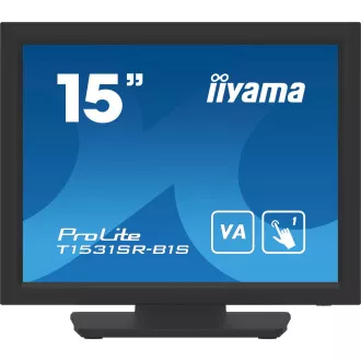 15" iiyama T1531SR-B1S: VA, 1024x768, DP, HDMI 15" iiyama T1531SR-B1S: VA, 1024x768, DP, HDMI
