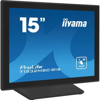15" iiyama T1532MSC-B1S: PCAP, 10P, FHD, HDMI, DP 15" iiyama T1532MSC-B1S: PCAP, 10P, FHD, HDMI, DP
