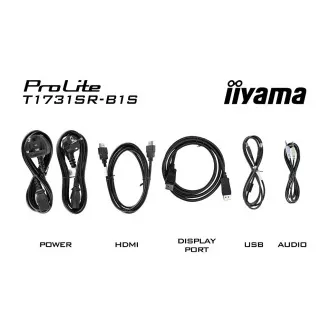 17" iiyama T1731SR-B1S - SXGA, 250cd, RES, IP54, BLK 17" iiyama T1731SR-B1S - SXGA, 250cd, RES, IP54, BLK