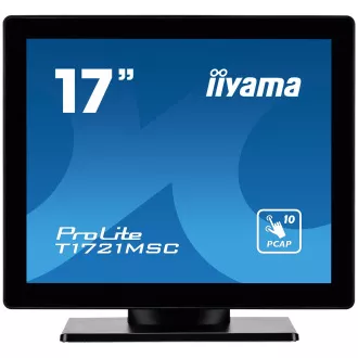 17" iiyama T1721MSC-B2: PCAP, 10P, HDMI, repro 17" iiyama T1721MSC-B2: PCAP, 10P, HDMI, repro