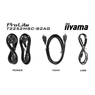 22" LCD iiyama T2252MSC-B2AG-IPS, FHD, 10P, 22" LCD iiyama T2252MSC-B2AG-IPS, FHD, 10P,
