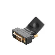 AKASA - uhlová redukcia DVI-D na HDMI