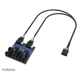 AKASA - USB 2.0 interný HUB 1-4 AKASA - USB 2.0 interný HUB 1-4