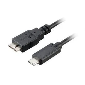 AKASA - USB 3.1 typ C na mikro B adaptér - 100 cm AKASA - USB 3.1 typ C na mikro B adaptér - 100 cm