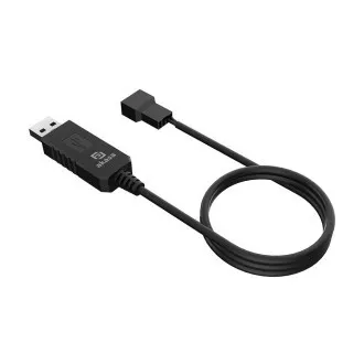 AKASA - 5V to 12V DC Step-Up Voltage Converter Cable pre USB na 3-Pin & 4-Pin PC Fan