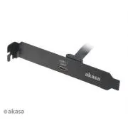 AKASA - USB 3.1 gen 2 Typ C PCI záslepka