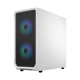 Fractal Design Focus 2 RGB White TG Clear Tint/Midi Tower/Transpar./Čierna a biela