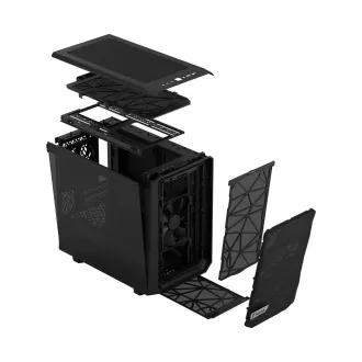 Fractal Design Meshify 2 Nano Black TG Dark Tint/Mini ITX/Transpar./Čierna Fractal Design Meshify 2 Nano Black TG Dark Tint/Mini ITX/Transpar./Čierna