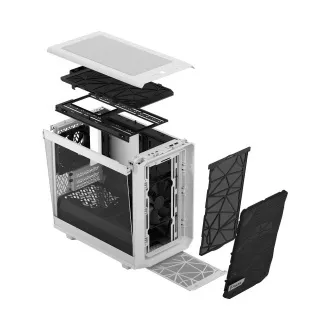 Fractal Design Meshify 2 Nano White TG Clear Tint/Mini ITX/Transpar./Biela