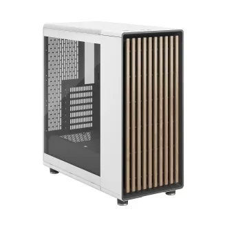 Fractal Design North Chalk White TG Clear/Midi Tower/Transpar./Biela