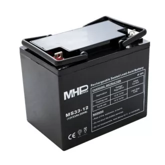 Pb akumulátor MHPower VRLA AGM 12V/33Ah (MS33-12) Pb akumulátor MHPower VRLA AGM 12V/33Ah (MS33-12)