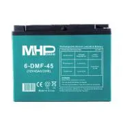 MHPower 6-DMF-45 Trakčná gélová batéria 12V/45Ah, Terminál D3 - M6, Deep Cycle