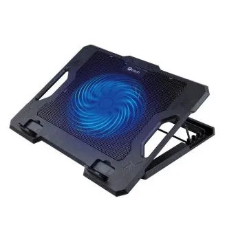 Chladiaca podložka C-TECH CLP-S100, 17", 1x 140mm, 2x USB, modré podsvietenie Chladiaca podložka C-TECH CLP-S100, 17", 1x 140mm, 2x USB, modré podsvietenie