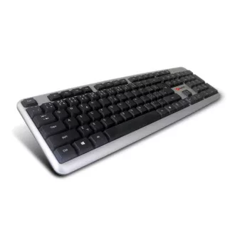 C-TECH KB-102/Drôtová USB/SK-SK layout/Strieborná