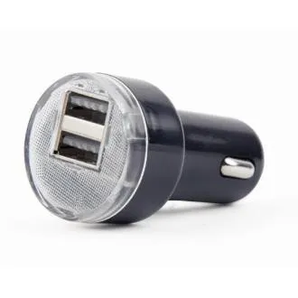 Gembird 2x USB nabíjačka do auta 2,1 A, čierna Gembird 2x USB nabíjačka do auta 2,1 A, čierna