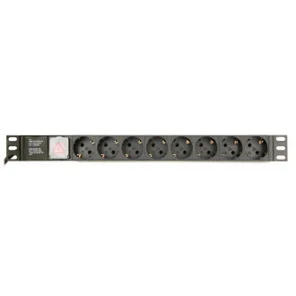 Gembird PDU 8 schucko, 1U, 16 A, 3m Gembird PDU 8 schucko, 1U, 16 A, 3m