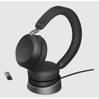 Jabra Evolve2 75/Stereo/ANC/USB-C/BT/Bezdrať/Stand/Béžová Jabra Evolve2 75/Stereo/ANC/USB-C/BT/Bezdrať/Stand/Béžová