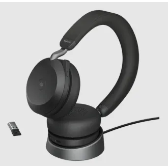 Jabra Evolve2 75/Stereo/ANC/USB-C/BT/Bezdrať/Stand/Béžová Jabra Evolve2 75/Stereo/ANC/USB-C/BT/Bezdrať/Stand/Béžová