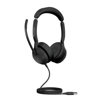 Jabra Evolve2 50/Stereo/ANC/USB/Drôt/BT/Bezdrôt/MS/Čierna