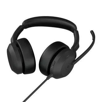 Jabra Evolve2 50/Stereo/ANC/USB/Drôt/BT/Bezdrôt/MS/Čierna