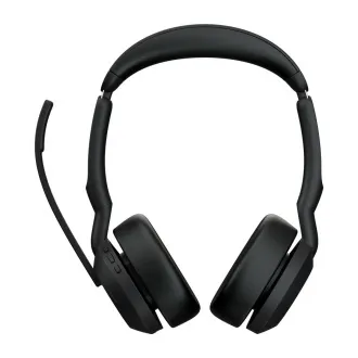 Jabra Evolve2 55/Stereo/ANC/USB-C/BT-USB/Bezdrať/Stand/Čierna