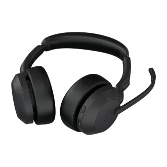 Jabra Evolve2 55/Stereo/ANC/USB-C/BT-USB/Bezdrať/Stand/Čierna