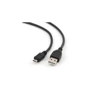 GEMBIRD kábel USB2.0 - microUSB, 3m, čierny GEMBIRD kábel USB2.0 - microUSB, 3m, čierny