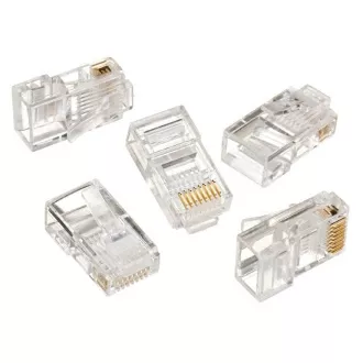 GEMBIRD Modular plug 8P8C pre CAT5, UTP, 100 pcs GEMBIRD Modular plug 8P8C pre CAT5, UTP, 100 pcs