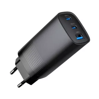 GEMBIRD PD nabíjačka 1xUSB-A 2xUSB-C 67W čierna