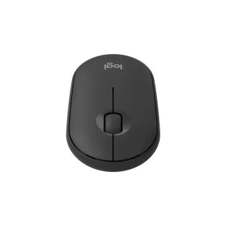 Logitech Pebble Mouse 2 M350s/Cestovná/Optická/4 000 DPI/Bezdrôtová Bluetooth/Grafitová