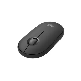 Logitech Pebble Mouse 2 M350s/Cestovná/Optická/4 000 DPI/Bezdrôtová Bluetooth/Grafitová