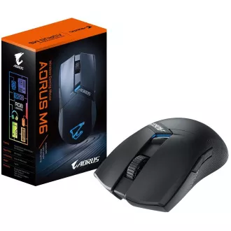 GIGABYTE Aorus M6/Herná/Optická/26 000 DPI/Bezdrôtová USB/Čierna