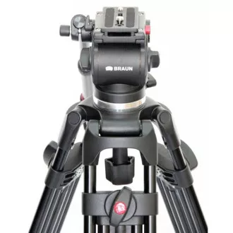 Braun PVT-185 profi videostatív (89-185cm, 4500g, fluid hlava s dlhou rukoväťou)