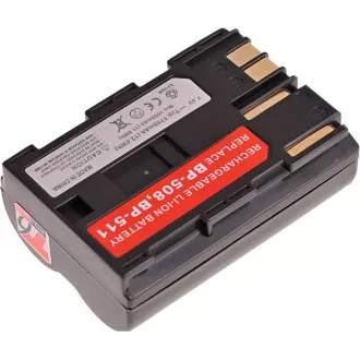 Batéria T6 Power Canon BP-508, BP-511, BP-511A, BP-512, BP-514, 1600mAh, 11,8Wh, hnedá